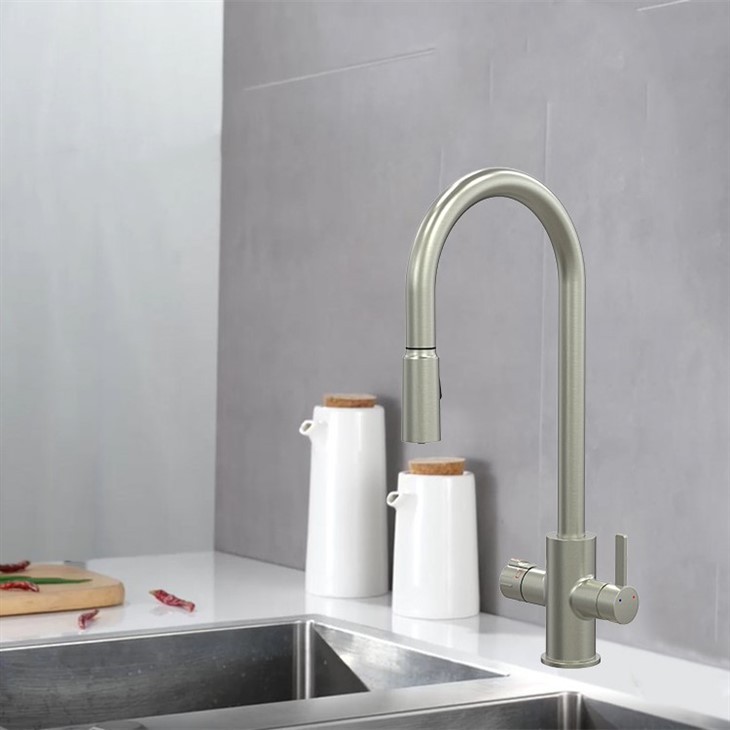 pull out boiling water tap